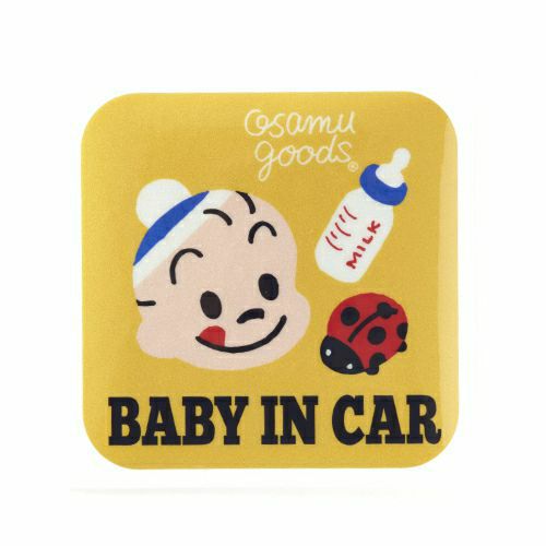 OSAMU GOODS】カーステッカー（BABY IN CAR）CKOS006-1 | オサムグッズ