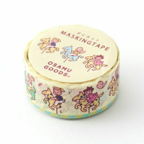 OSAMU GOODS】ダイカットマステ（18mm/木馬）M04272 | オサムグッズ
