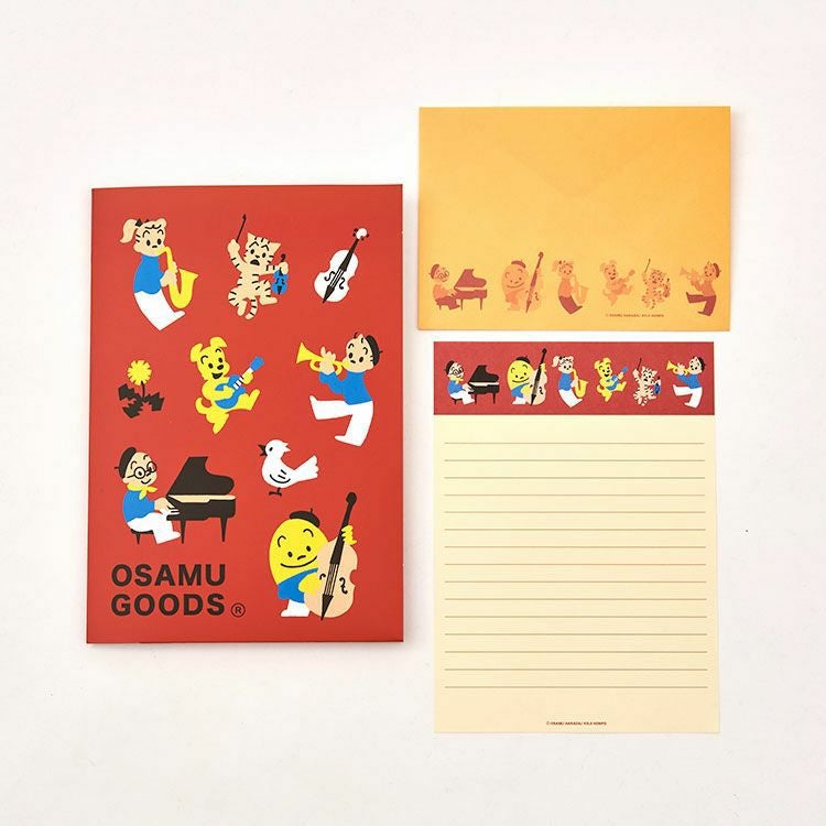 OSAMU GOODS】ケース付レターセット（音楽）D05892 | オサムグッズ公式