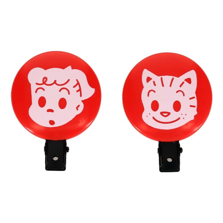 OSAMU GOODS】丸型前髪クリップ（JILL＆CAT）OG37982 | オサムグッズ
