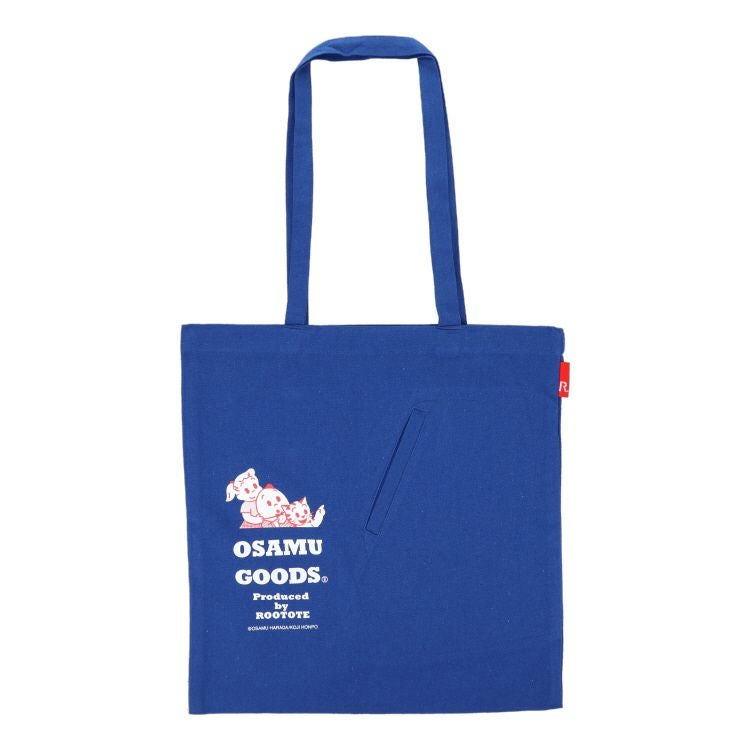 OSAMU GOODS】ROOTOTEコラボトートバッグトールフラットB（BLUE