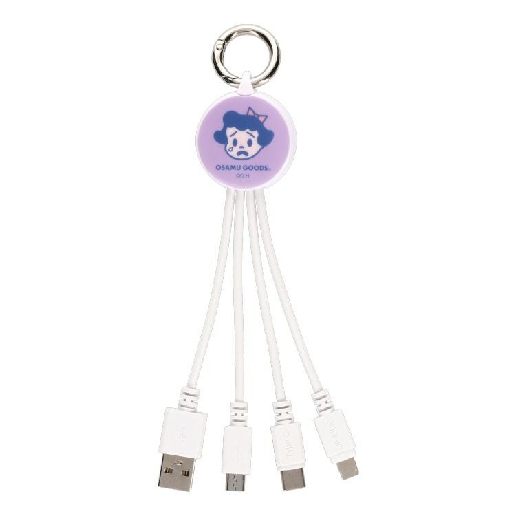 OSAMU GOODS】マルチ充電ケーブル（ベティ）MOMG-14C | オサムグッズ