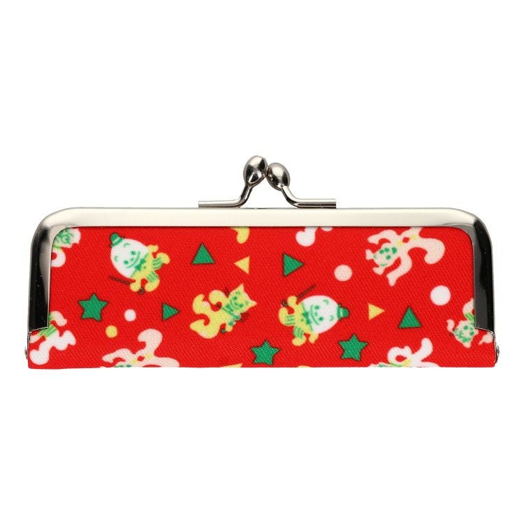 ガマ口朱肉付印鑑入れ