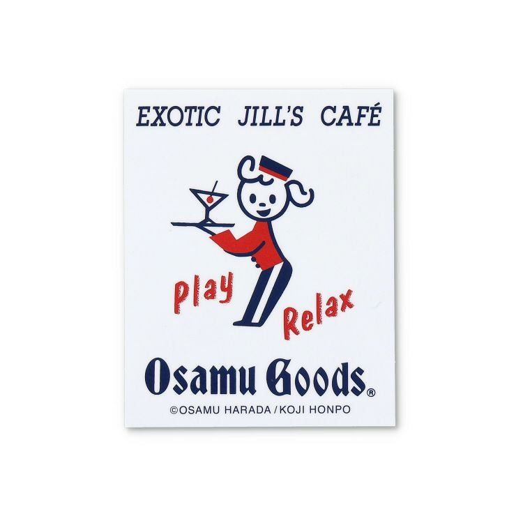 OSAMU GOODS】キャラクターステッカー（カフェ）OG1010 | オサムグッズ