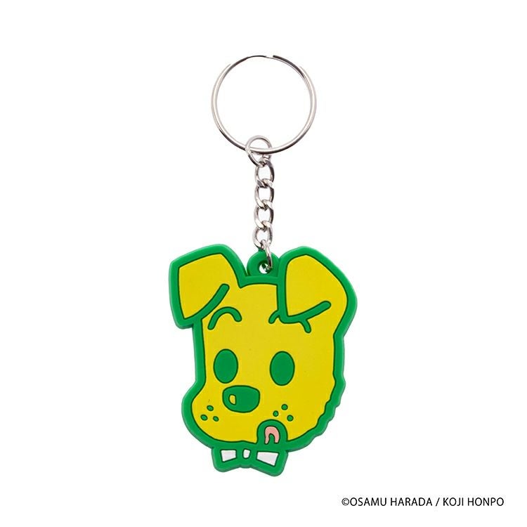 OSAMU GOODS】ラバーキーホルダー（ドッグ/グリーン）OS_RUDG_F_GR24S
