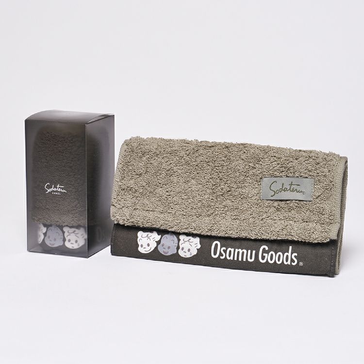 さおさおちゃん専用ページ　天然石 OSAMU GOODS】育てるタオル×OSAMU GOODS プチフェイスタオル（フィール