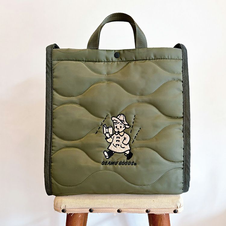 OSAMU GOODS】 box quilt（olive） | オサムグッズ公式オンライン