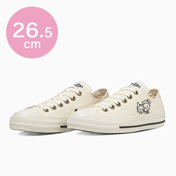 OSAMU GOODS】CONVERSE ALL STAR AGED OX 26.5cm（JILL&CAT）31316250