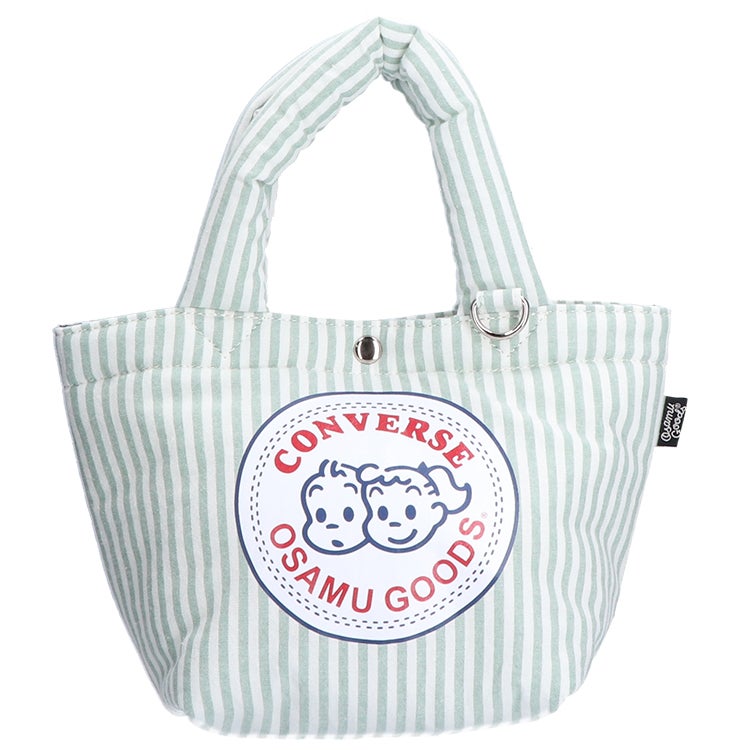 OSAMU GOODS】CONVERSE STRIPE PUFFING POUCH（イエロー）81640600
