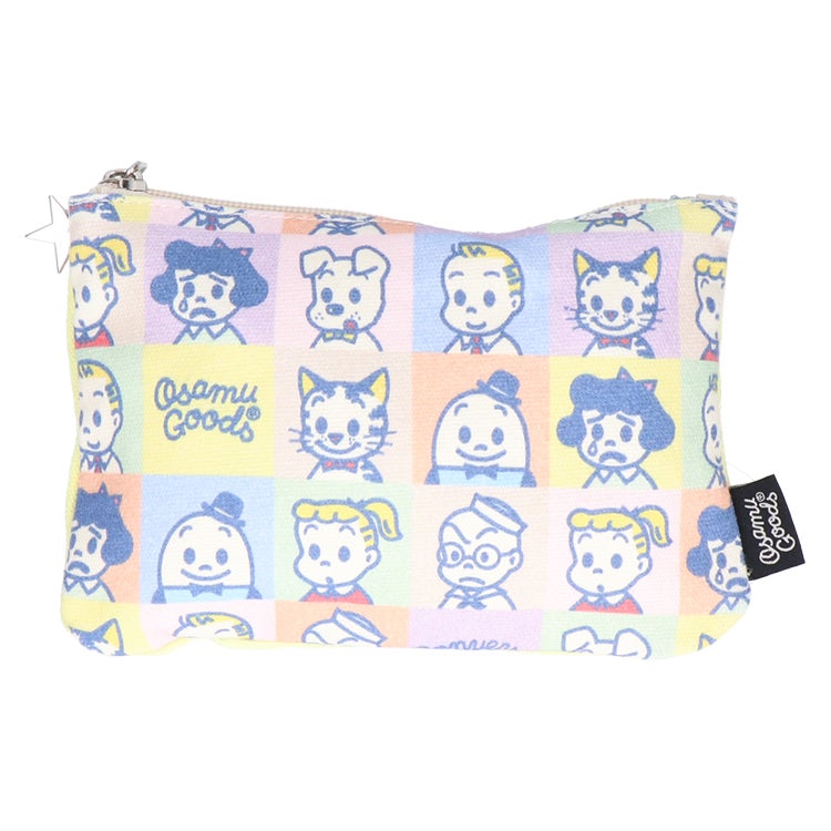 OSAMU GOODS】CONVERSE FLAT CANVAS POUCH（イエロー）81640700