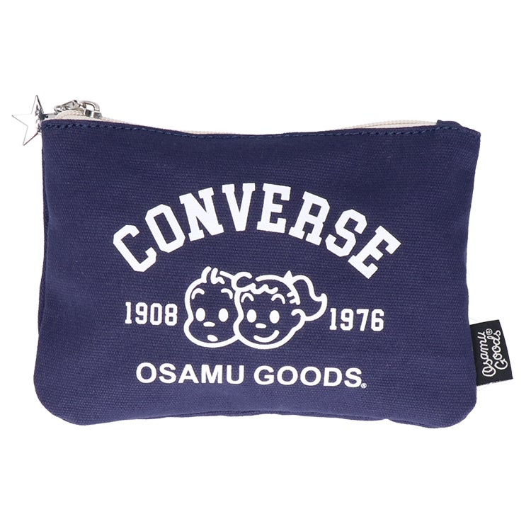 OSAMU GOODS】CONVERSE FLAT CANVAS POUCH（ピンク）81640700 | オサム