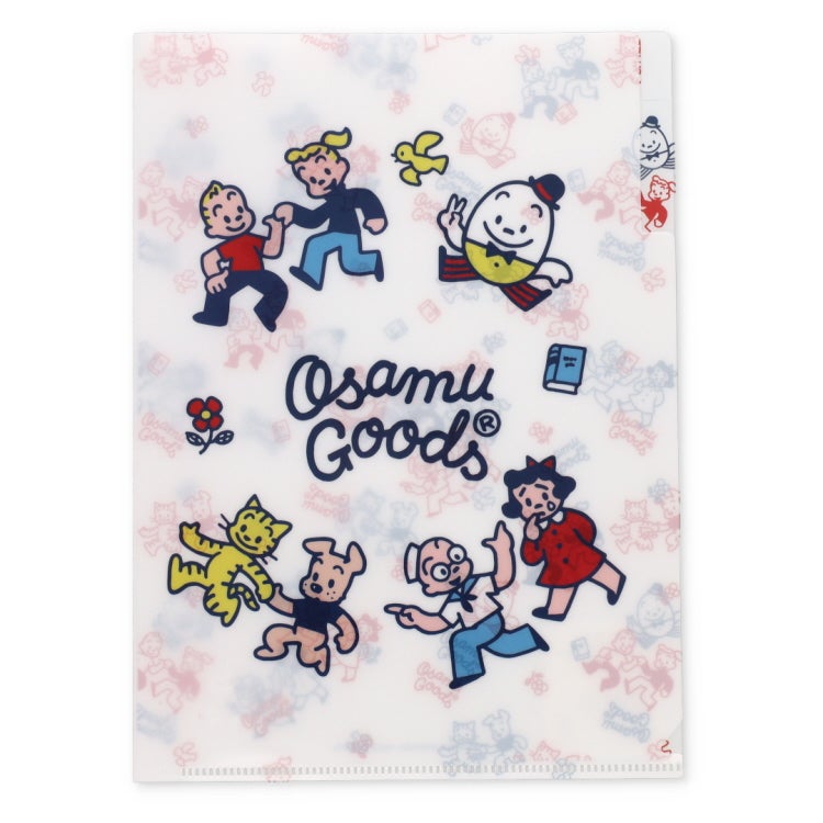 OSAMU GOODS】A5ポケットクリアファイル（フレンズ）OG37 | オサム