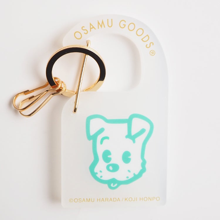 OSAMU GOODS】カラビナチャーム（ドッグ/ミント）OG-008A | オサム