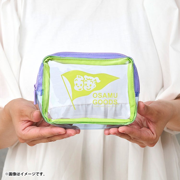 OSAMU GOODS】スクエアポーチ（PASTEL/ブルー）OG-010A | オサムグッズ