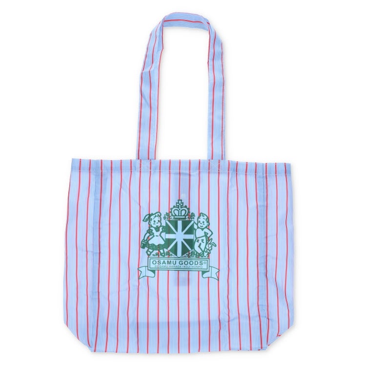 OSAMU GOODS】ショッピングバッグ（STRIPE CROWN/ブルー）OG-009A