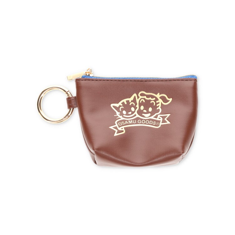 OSAMU GOODS】マイクロミニ台形ポーチ（J＆C FOIL/ブラウン）OG-011A