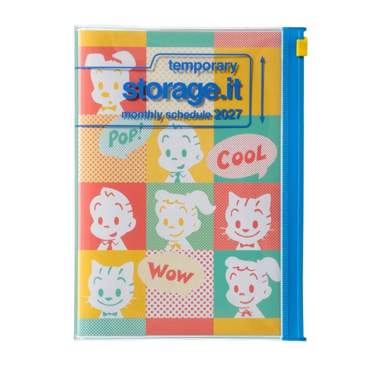 OSAMU GOODS】月間スケジュール手帳 ストレージイット（フェイス
